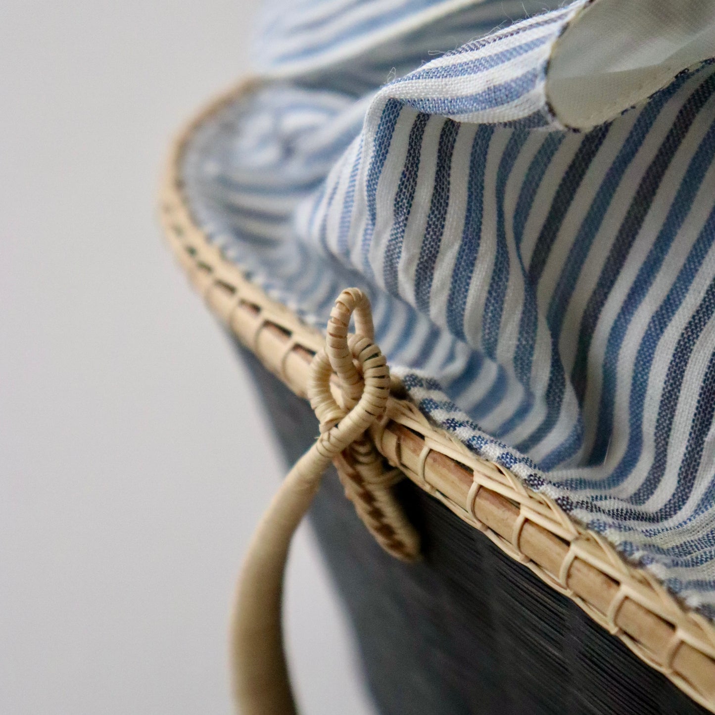 竹バッグ「竹編/KOMKRIT HEMP - blk」和小物さくら