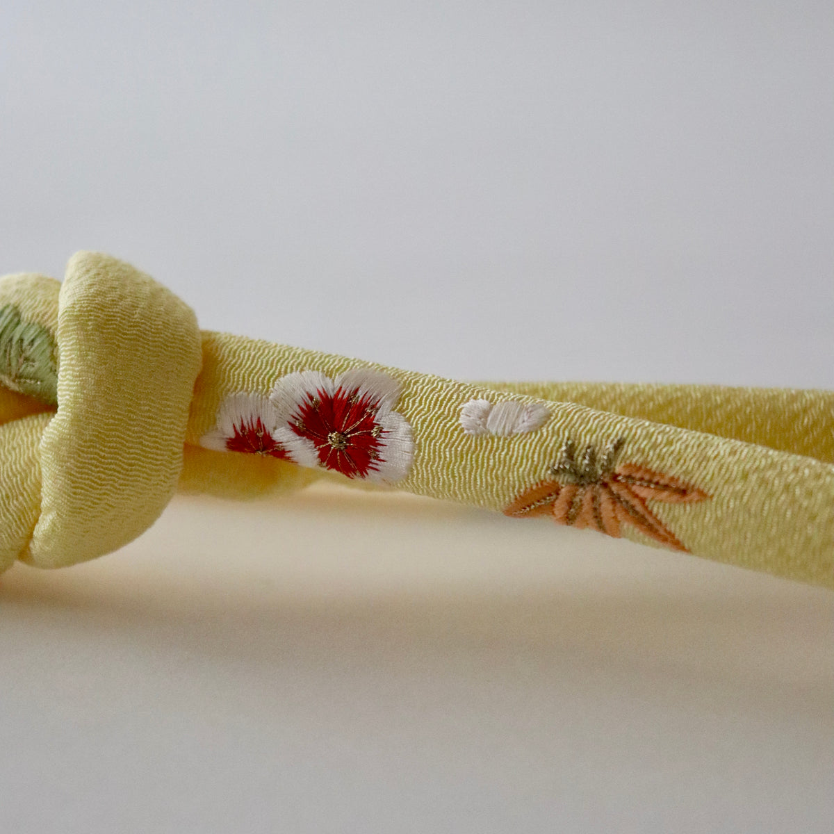 帯締め | 七五三 | 七歳 | 正絹 | 丸ぐけ | 松竹梅 | 刺繍 | 大原商店