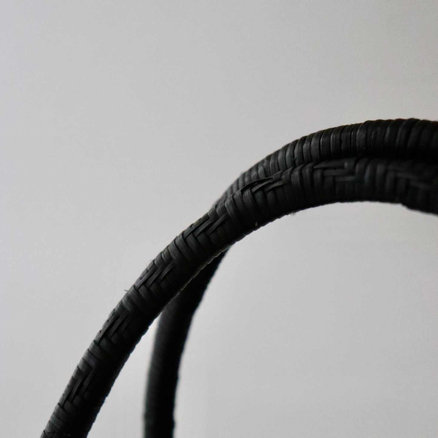 竹バッグ「竹編横長 - blk」和小物さくら
