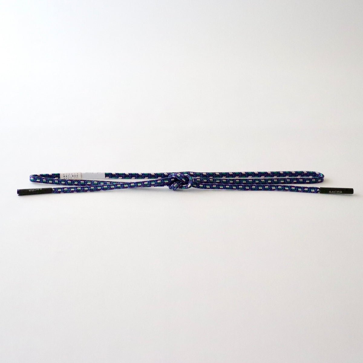 帯締め「丸台御岳亀甲柄 - blu」和小物さくら