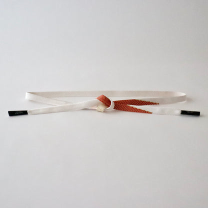 帯締め「高麗網目暈し - wht」和小物さくら
