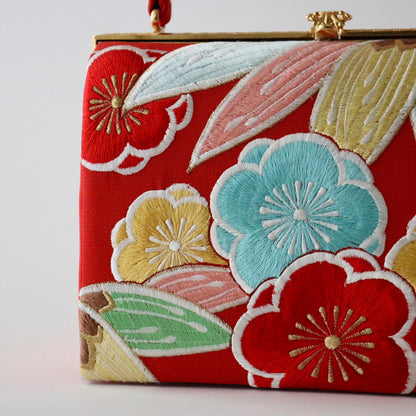 刺繍 | 草履バッグセット | 振袖 | 礼装 | 赤 | 竹梅 | 和小物さくら