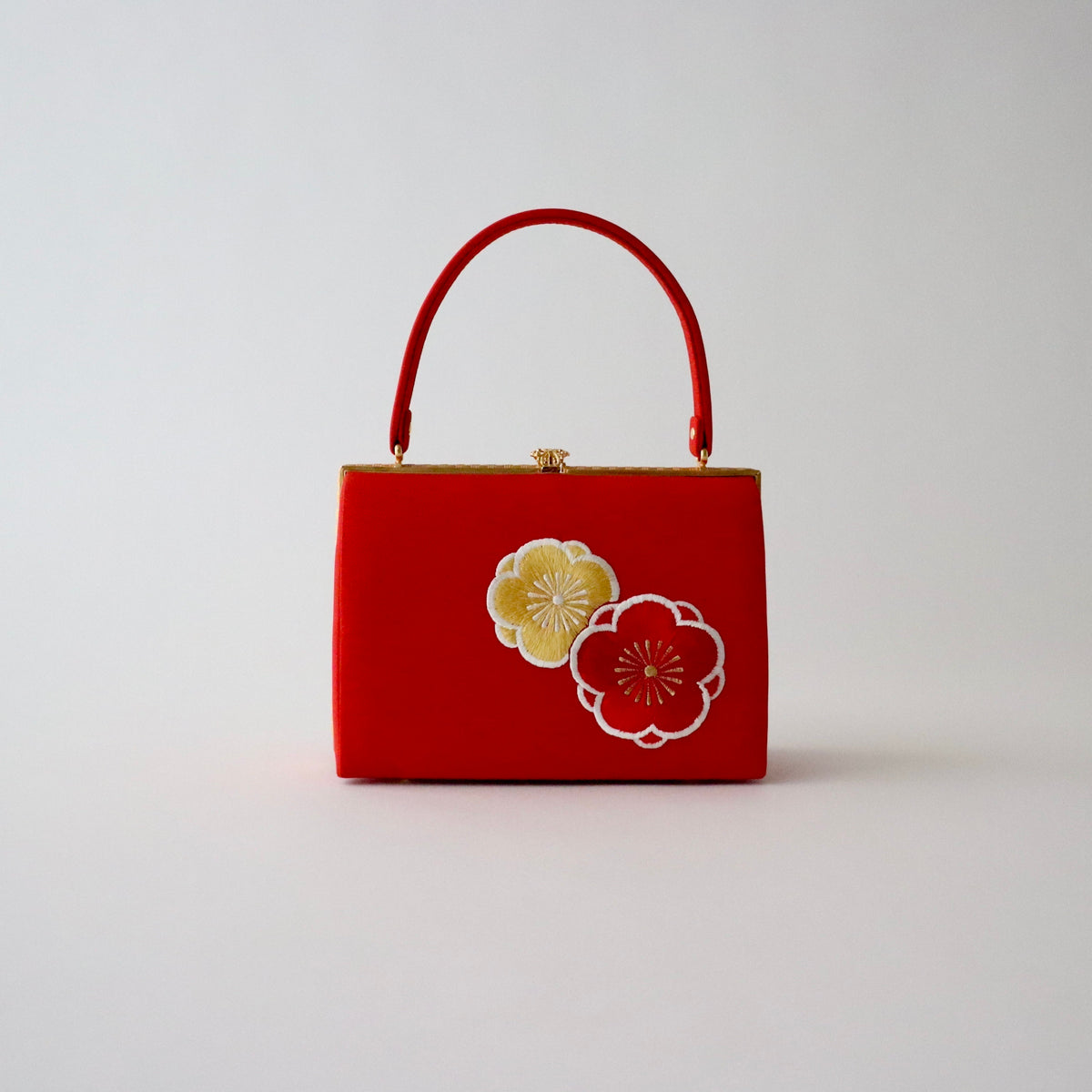 刺繍 | 草履バッグセット | 振袖 | 礼装 | 赤 | 竹梅 | 和小物さくら