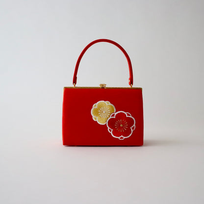 刺繍 | 草履バッグセット | 振袖 | 礼装 | 赤 | 竹梅 | 和小物さくら