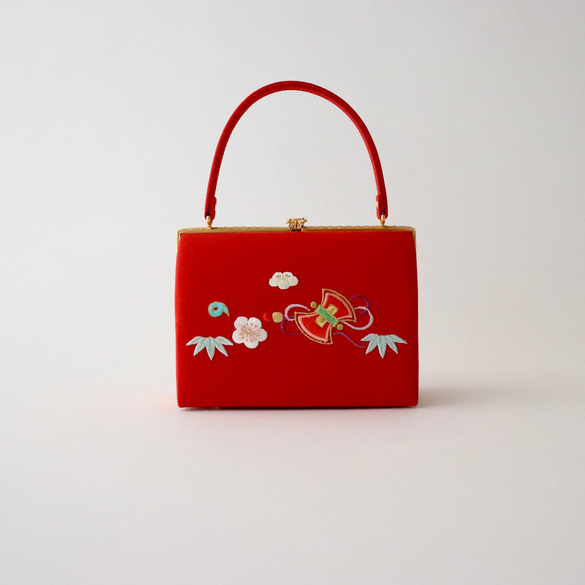 刺繍 | 草履バッグセット | 振袖 | 礼装 | 赤 | 宝尽くし | 和小物さくら