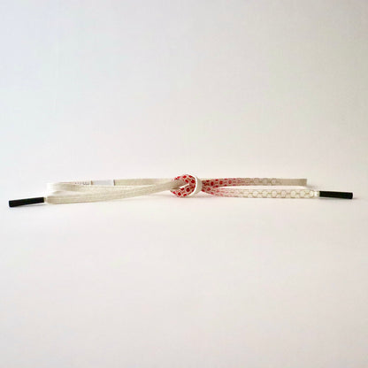 帯締め「貝の口 片亀甲暈し - rd」和小物さくら