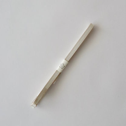 縁両面 | 三分紐 | 正絹 | 白茶 白 | 和小物さくら
