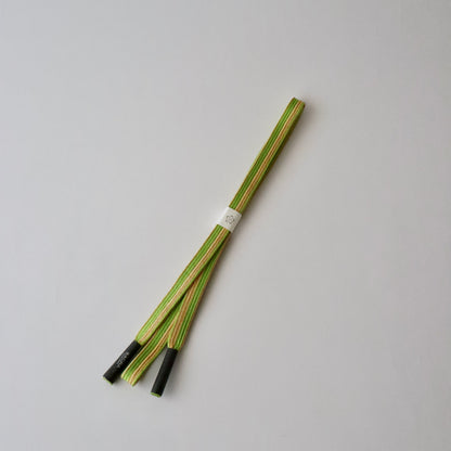 帯締め「高麗貝の口金立別- gd.lt-grn」　和小物さくら
