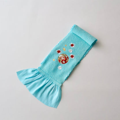 帯揚げ | 七五三 | 七歳 | 正絹 | 桜鞠 | 絞染 | 刺繍 | 大原商店
