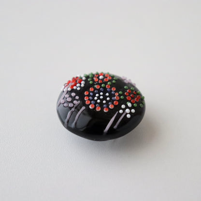 帯留「HANABI」和小物さくら