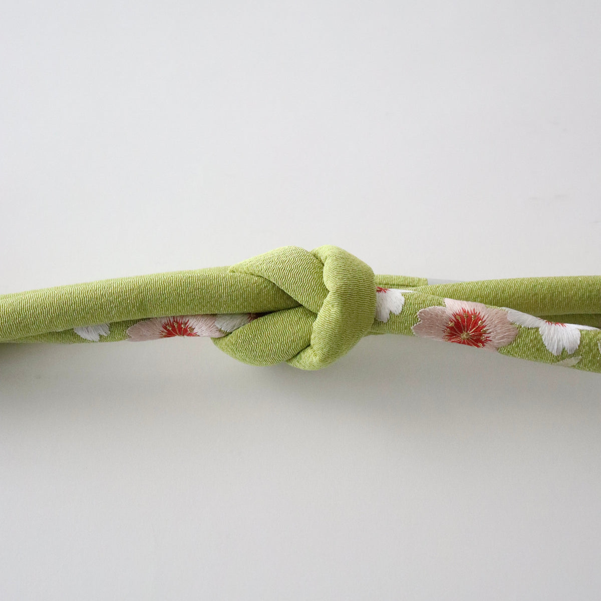帯締め | 七五三 | 七歳 | 正絹 | 丸ぐけ | 桜 | 刺繍 | 大原商店