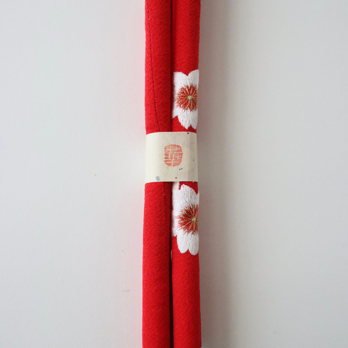 帯締め | 七五三 | 七歳 | 正絹 | 丸ぐけ | 桜 | 刺繍 | 大原商店