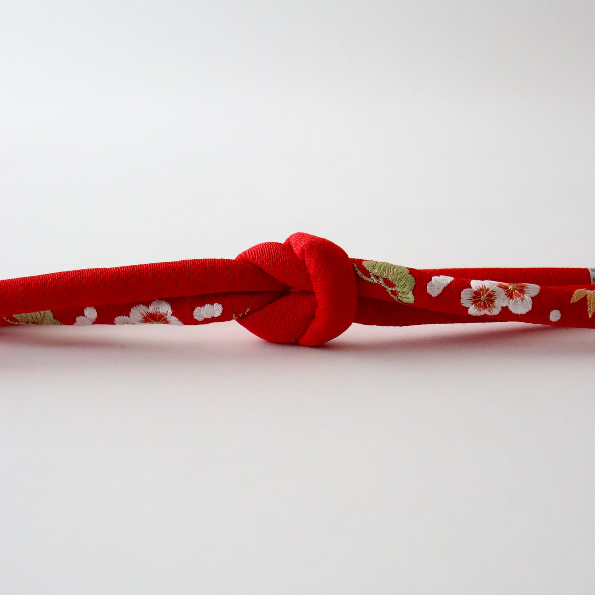 帯締め | 七五三 | 七歳 | 正絹 | 丸ぐけ | 松竹梅 | 刺繍 | 大原商店