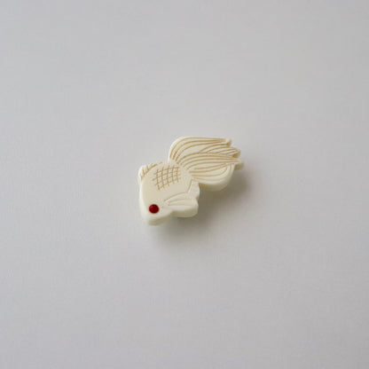 帯留「金魚」大原商店