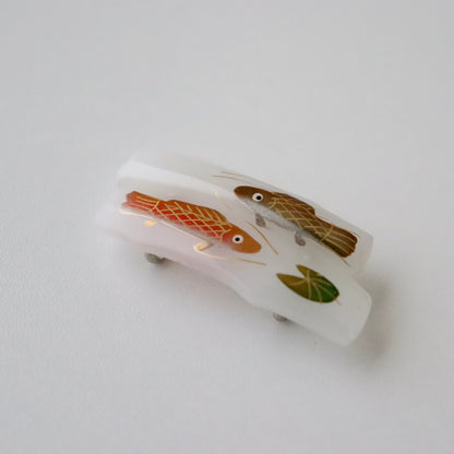 帯留「鯉」大原商店