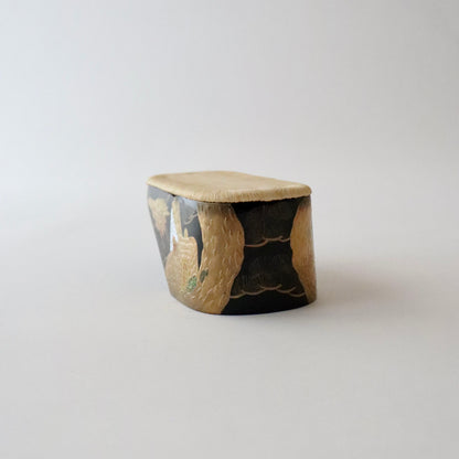 こっぽり台 | 七五三 | 七歳 | 7寸 | 桐 | 蒔絵 | 御所車 | 黒 | 大原商店