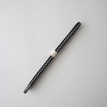 レース市松 | 三分紐 | 正絹 | 黒 | 大原商店