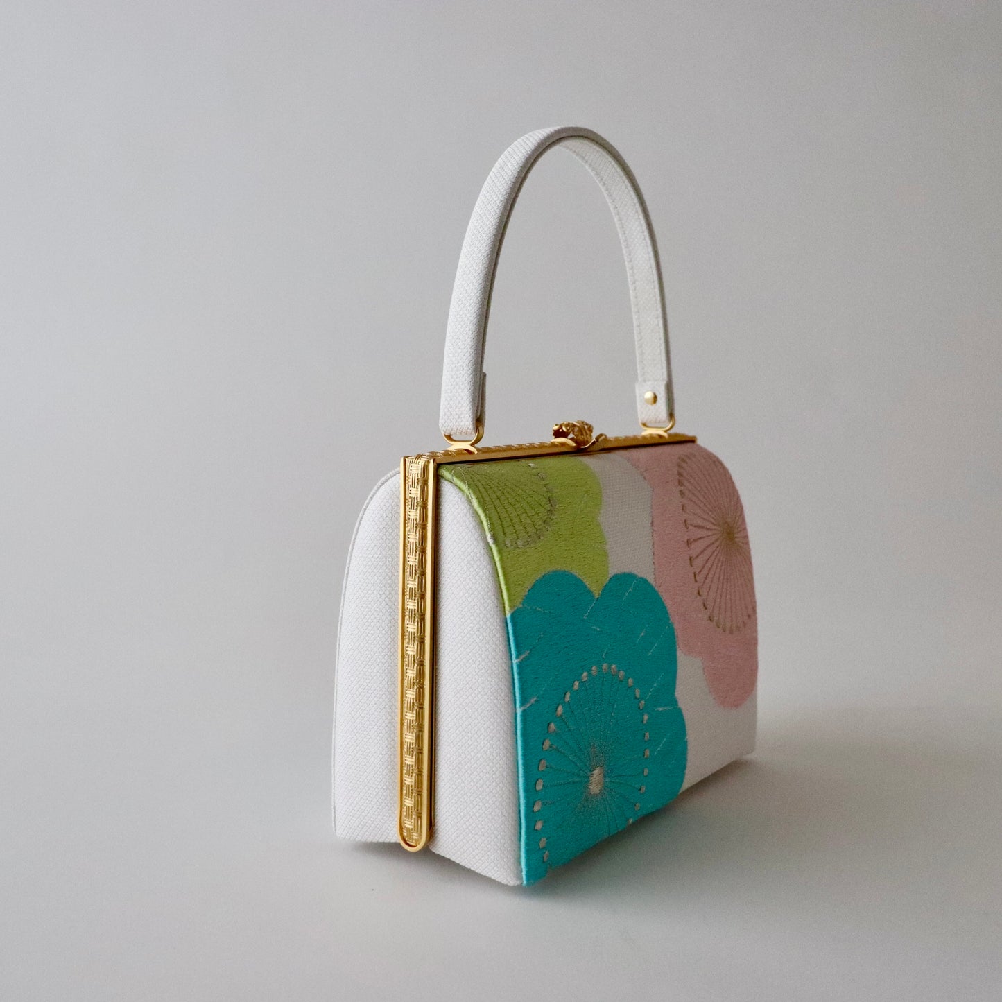 刺繍 | 草履バッグセット | 振袖 | 礼装 | 天桃 | 和小物さくら