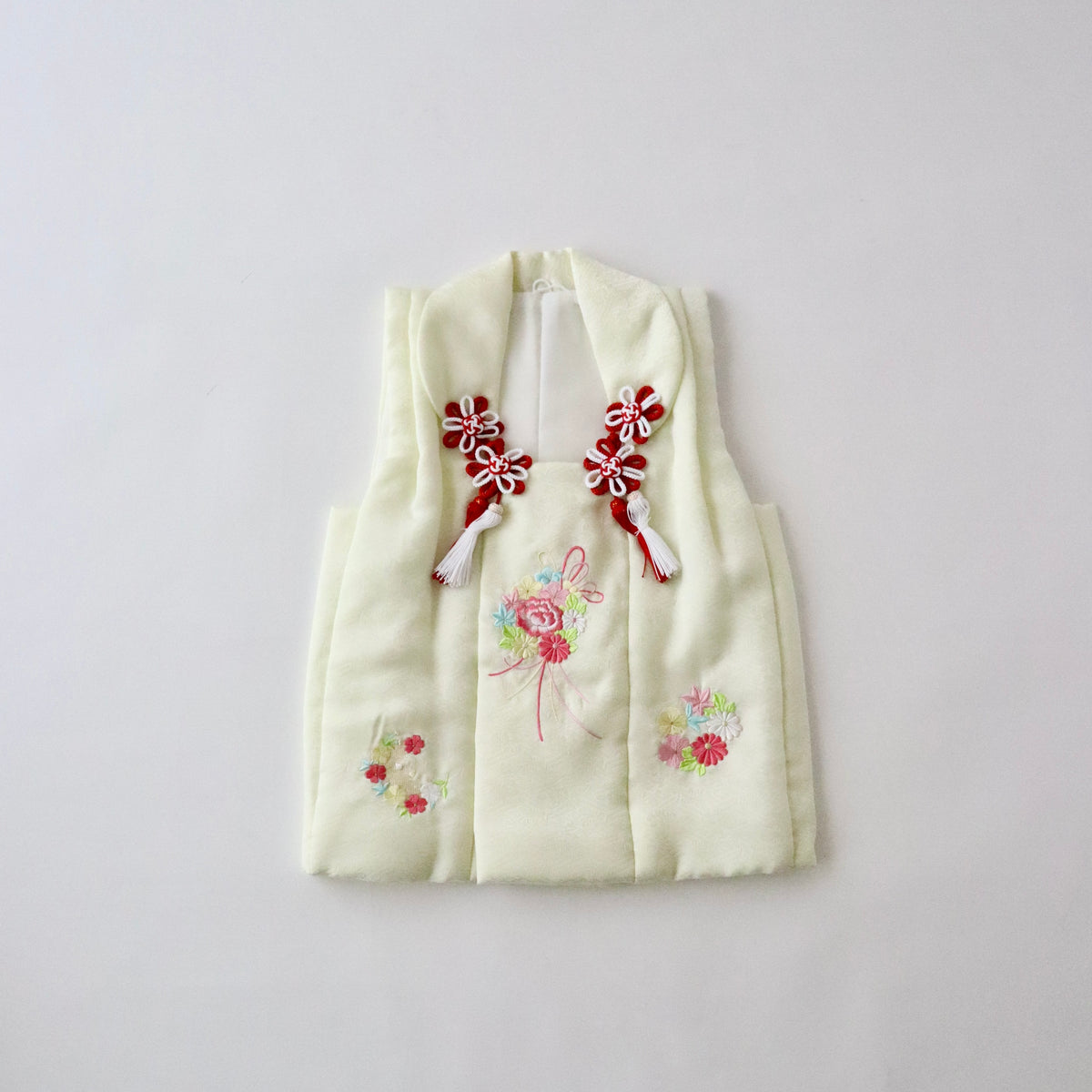被布 | 七五三 | 三歳 | 正絹 | 薬玉 | 薄若芽色 | 刺繍
