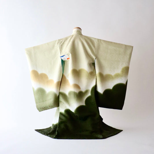 男児初着「ぼかし雲」