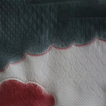 帯揚げ | 袷・単衣向け | 雲三色暈し雲取横振刺繍 | 和小物さくら