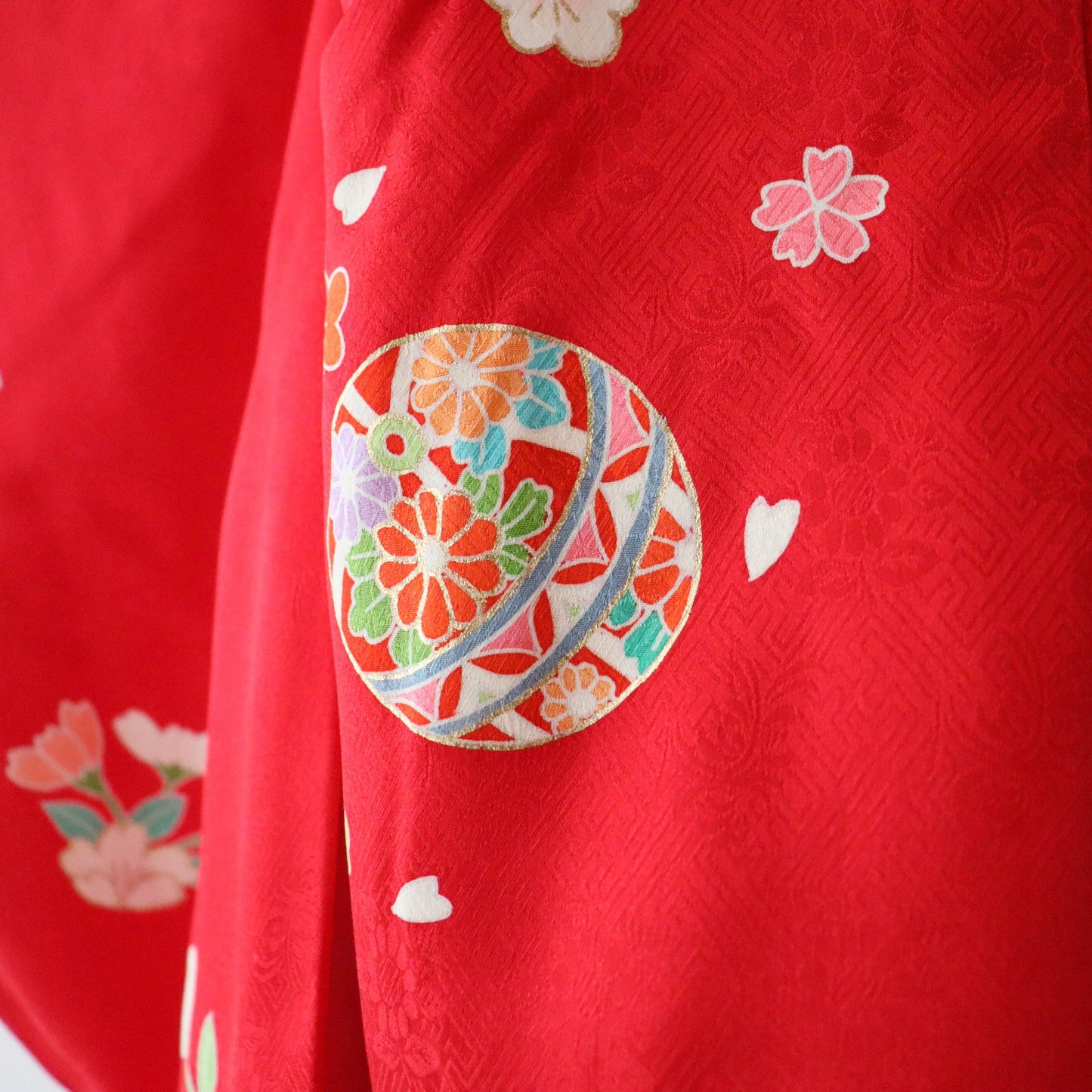 三歳 御祝着セット「鞠と花」