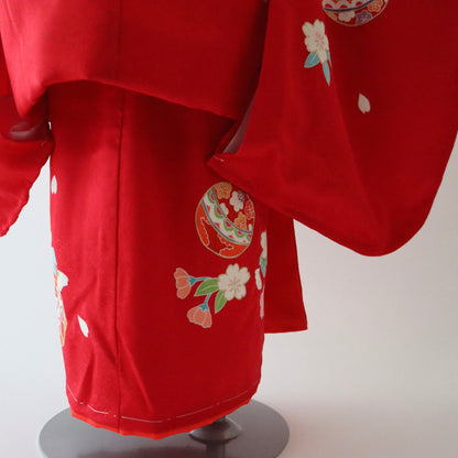 三歳 御祝着セット「鞠と花」