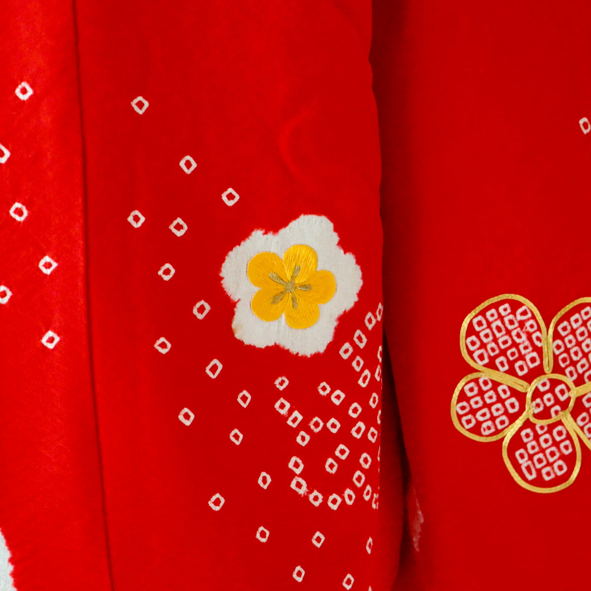 三歳 御祝着セット「雪輪絞り」