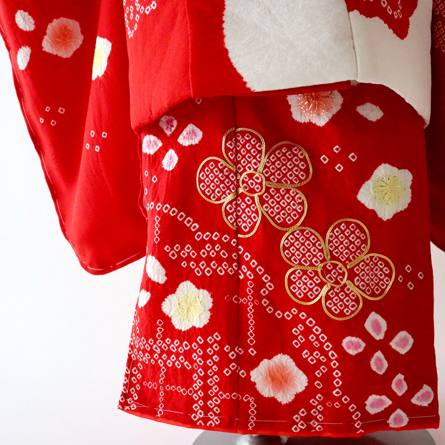 三歳 御祝着セット「雪輪絞り」