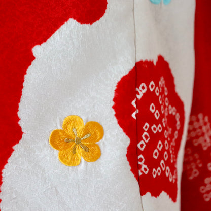 三歳 御祝着セット「雪輪絞り」