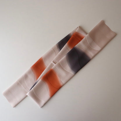 帯揚げ「立涌横段暈し - org/gry」和小物さくら