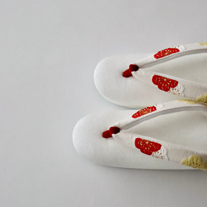 刺繍 | 草履バッグセット | 振袖 | 礼装 | 紅白黄 | 和小物さくら