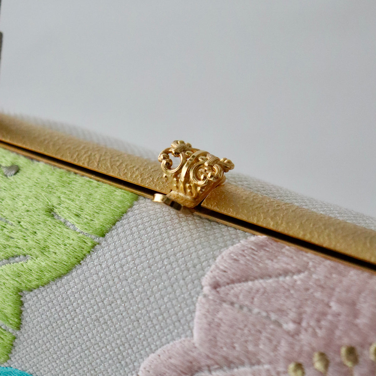 刺繍 | 草履バッグセット | 振袖 | 礼装 | 天桃 | 和小物さくら