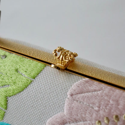 刺繍 | 草履バッグセット | 振袖 | 礼装 | 天桃 | 和小物さくら