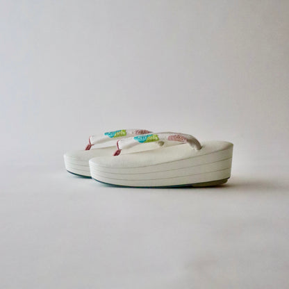 刺繍 | 草履バッグセット | 振袖 | 礼装 | 天桃 | 和小物さくら
