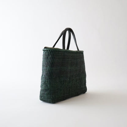 藤バッグ「藤手編 - bk-grn」和小物さくら