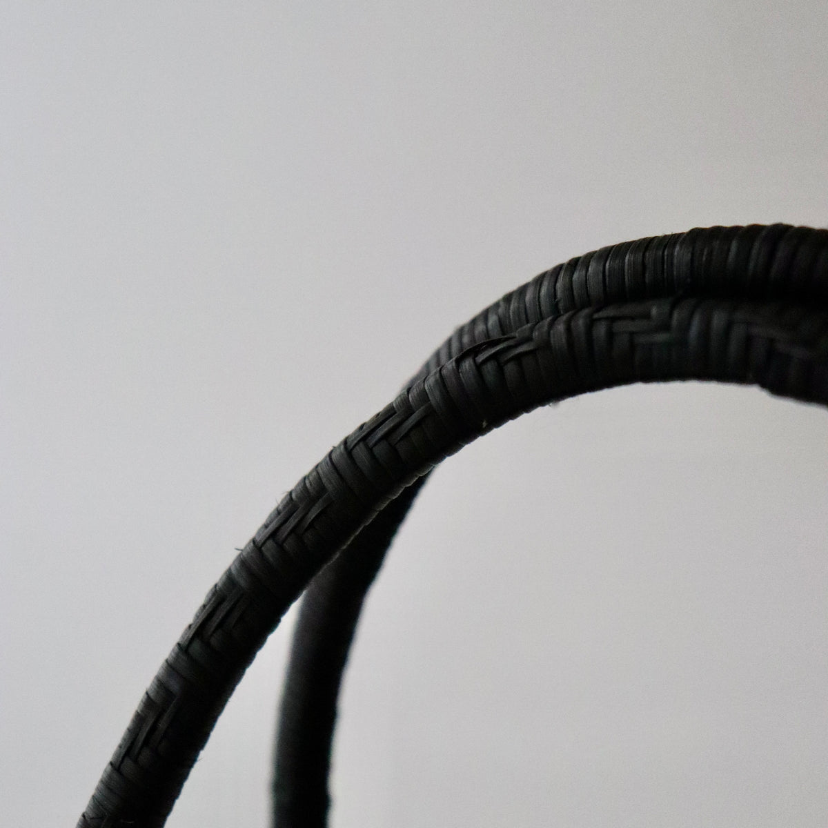 竹バッグ「竹編横長 - blk」和小物さくら