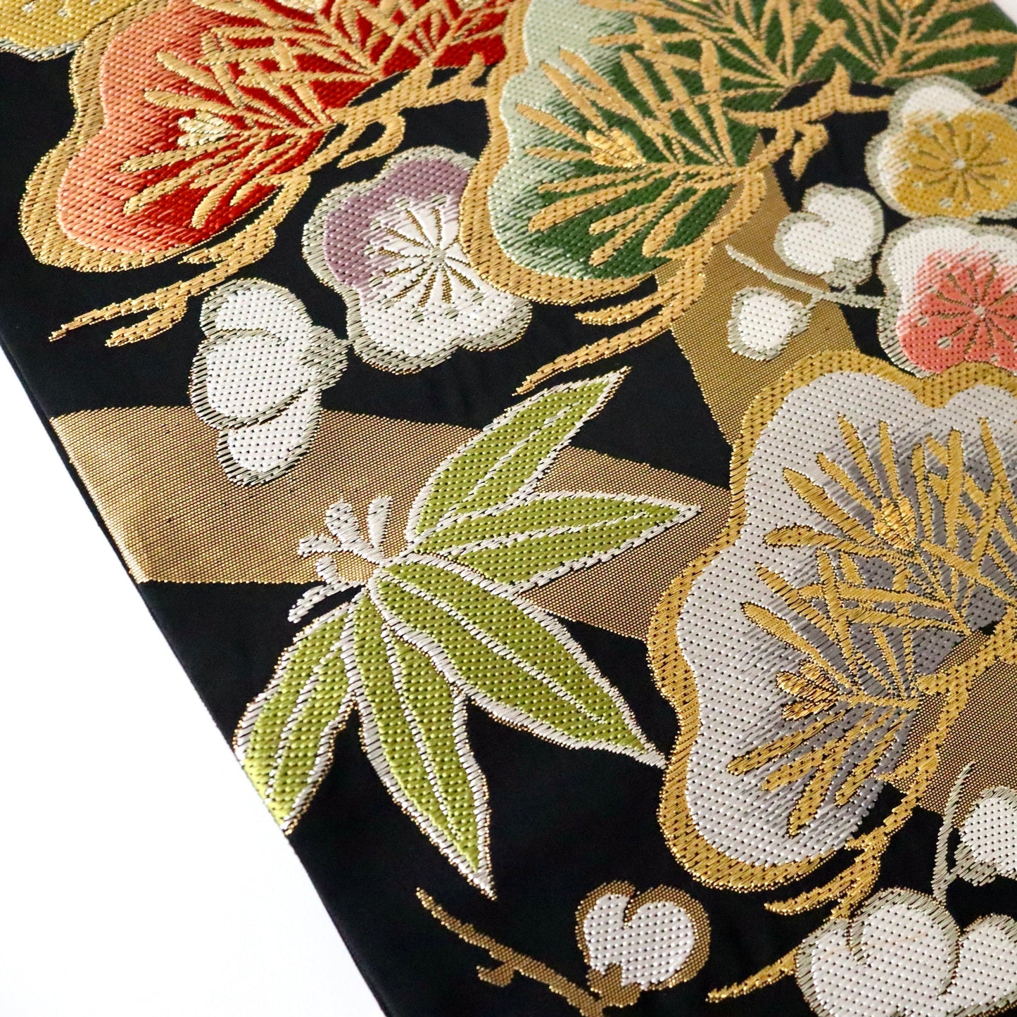 袋帯「松竹梅文様」織文意匠鈴木