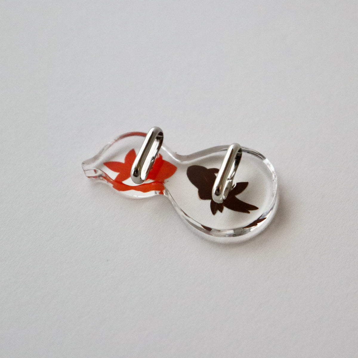 帯留「瓢箪に金魚」大原商店