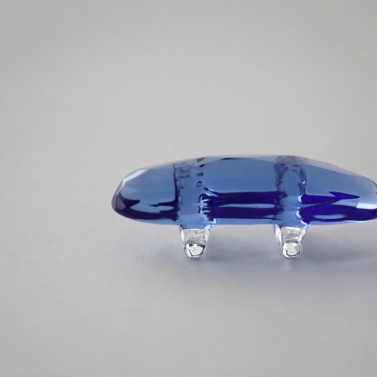 帯留「カットガラス - blu」和小物さくら
