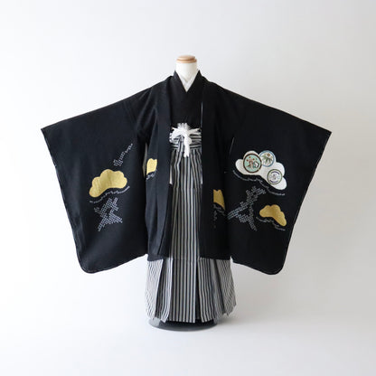 五歳 御祝着セット「絞り松丸文」