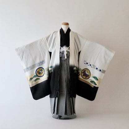 五歳 御祝着セット「丸文に松竹梅」