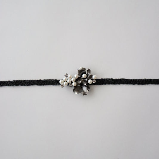 帯留「葡萄 - wht」大原商店