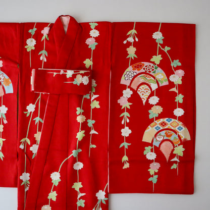 女児初着「花の祈り」高橋啓