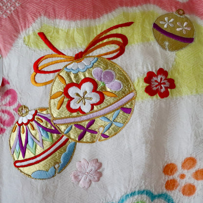 女児初着「鞠と花松」