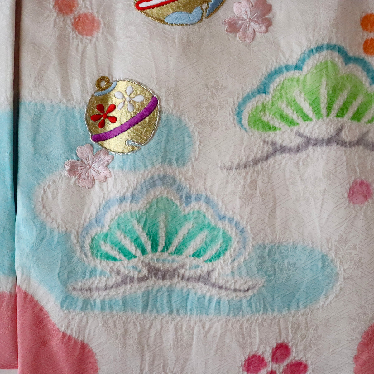 女児初着「鞠と花松」