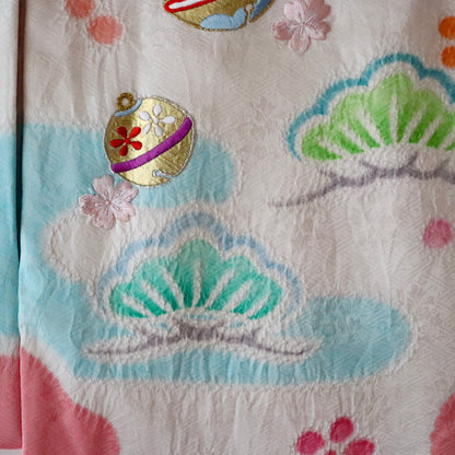 女児初着「鞠と花松」