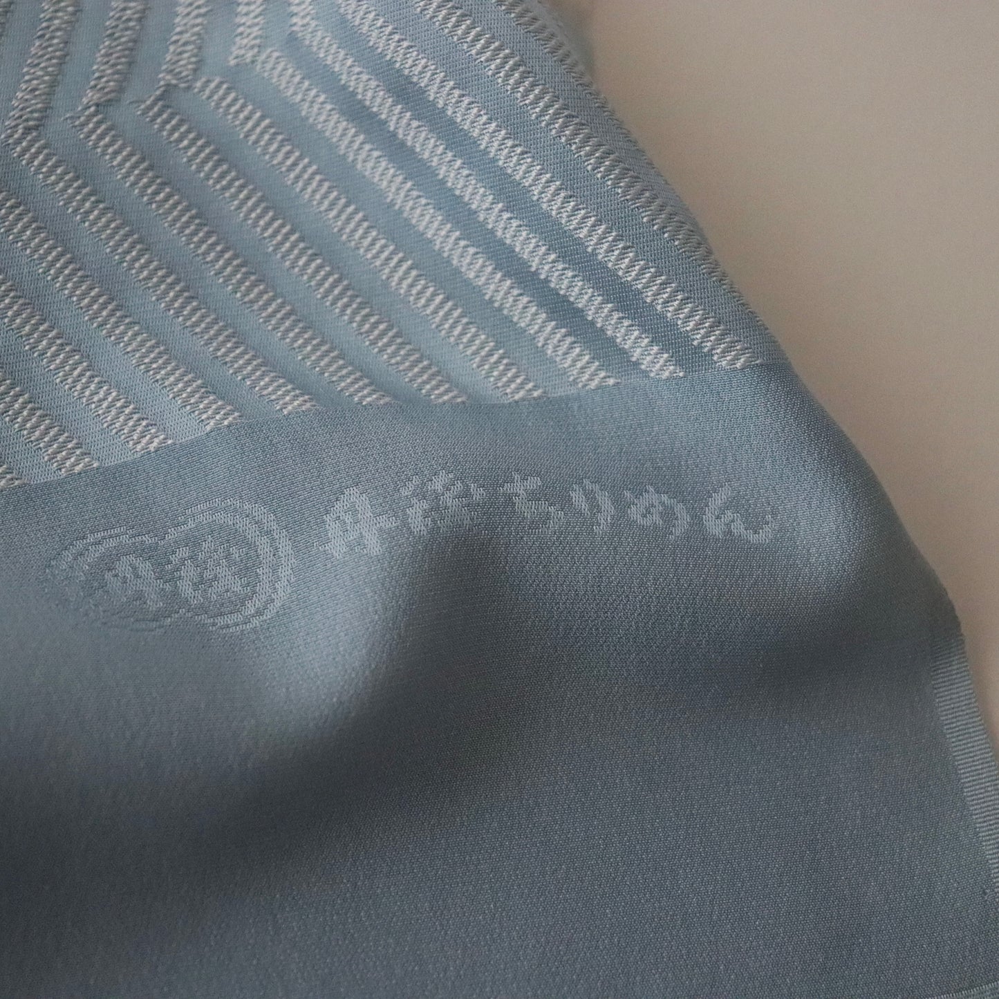 帯揚げ「斜取三色 - nv.g」和小物さくら