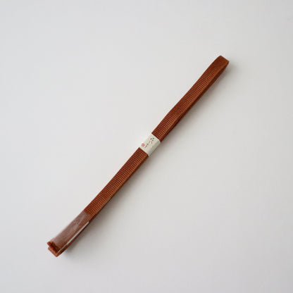 綾竹組 | 三分紐 | 正絹 | 赤茶 | 大原商店
