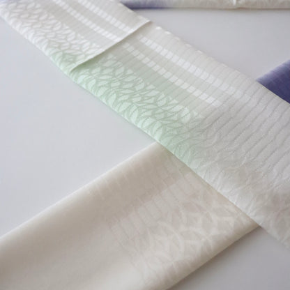 帯揚げ | 単衣・盛夏向け | 絽紋意匠市松七宝四角暈し | 青紫 | 和小物さくら